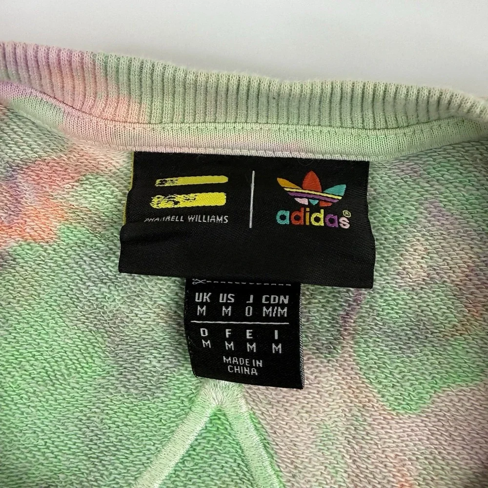 Pharrell Williams x Adidas Hu Holi Crew Neck Sweatshirt Tie Dye Men's Medium